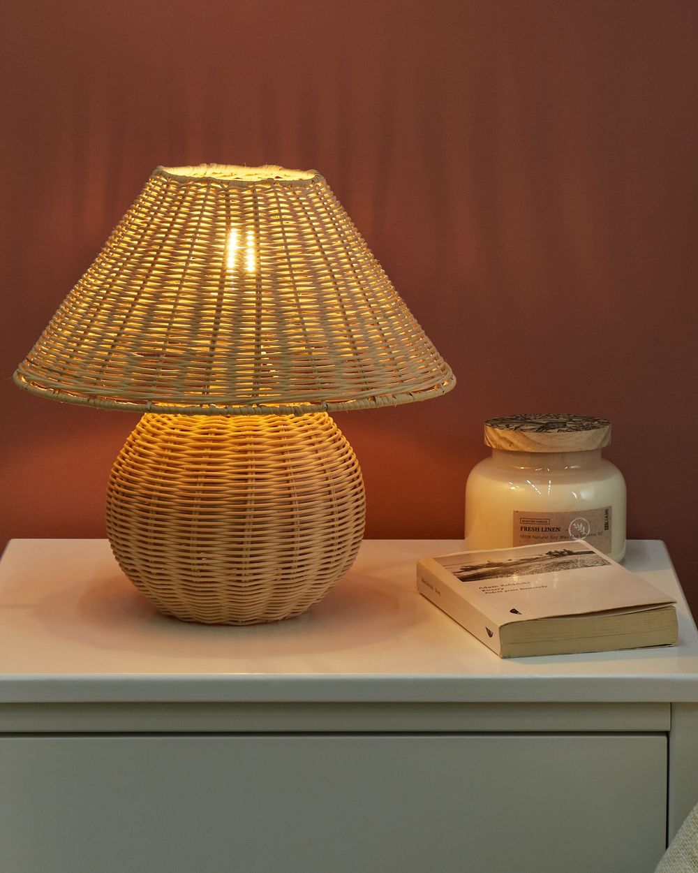 Bordslampa CINDER Rotting Naturlig