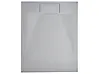 Suihkuallas AZZURRO 80 x 100 x 3 cm Harmaa