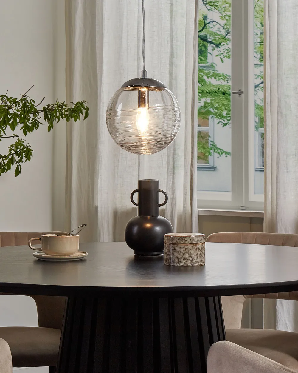 Pendant Lamp MIRNA Glass Transparent