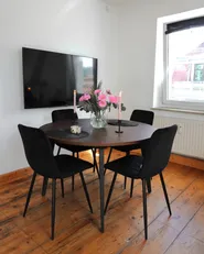 Förlängningsbart matbord BOVINA Mörkbrun 120/150 cm 120 cm_1156412