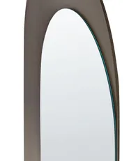 Väggspegel PIGNY 58 cm 99 cm Brun_935993