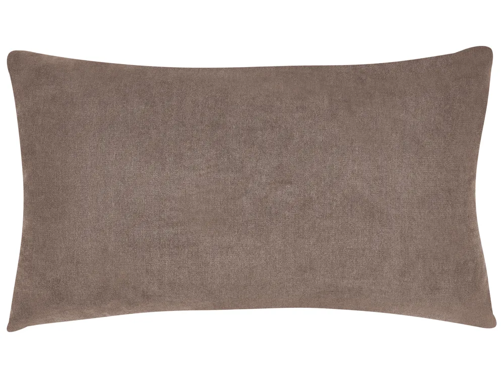 Corner Sofa Bed 3 Seater KOGE with Storage Fabric Brown Left Hand_1087989