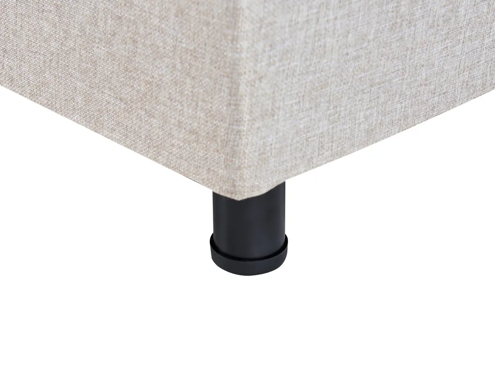 Säädettävä sänky ilman sängynpäätyä kangas DUKE 180 x 200 cm Beige_958340