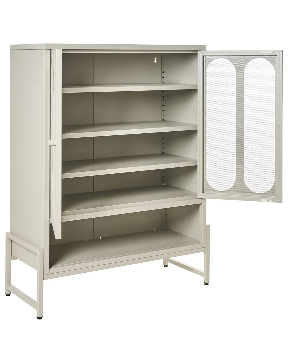 Senkki 2 ovella SOLETTA Metalli Vaaleanbeige_1049202