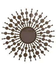 Wall Mirror BLOIS 70 cm 70 cm Metal Gold_904032
