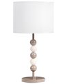 Bordlampe LOKY Metall Hvit/beige