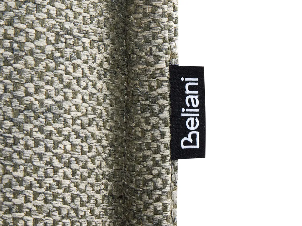 Bed Faux Linen LESTRE 160 x 200 cm (EU King Size) Green_960101