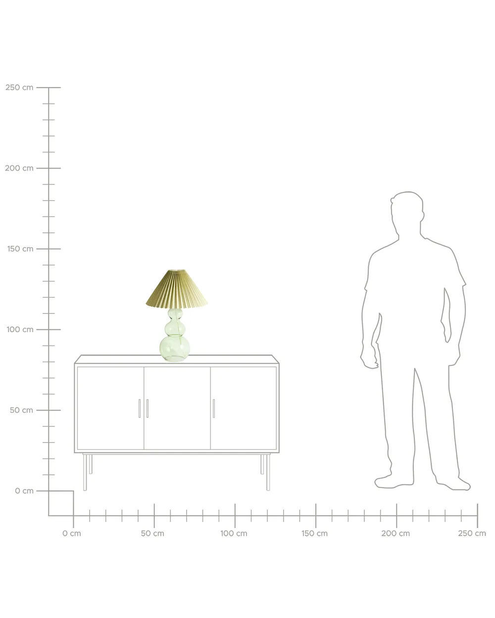 Table Lamp SENGWA Glass Green_1027456