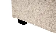 Säng med lamellram Bouclé VAUCLUSE 140 x 200 cm Beige_976007