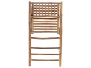 Bistro Set Folding SAVELLETRI Bamboo Brown_838128