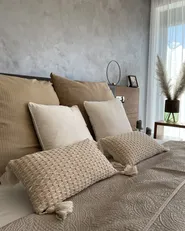 Duvet Cover Set AVONDALE 155 x 220 cm Sateen Cotton Beige_884820