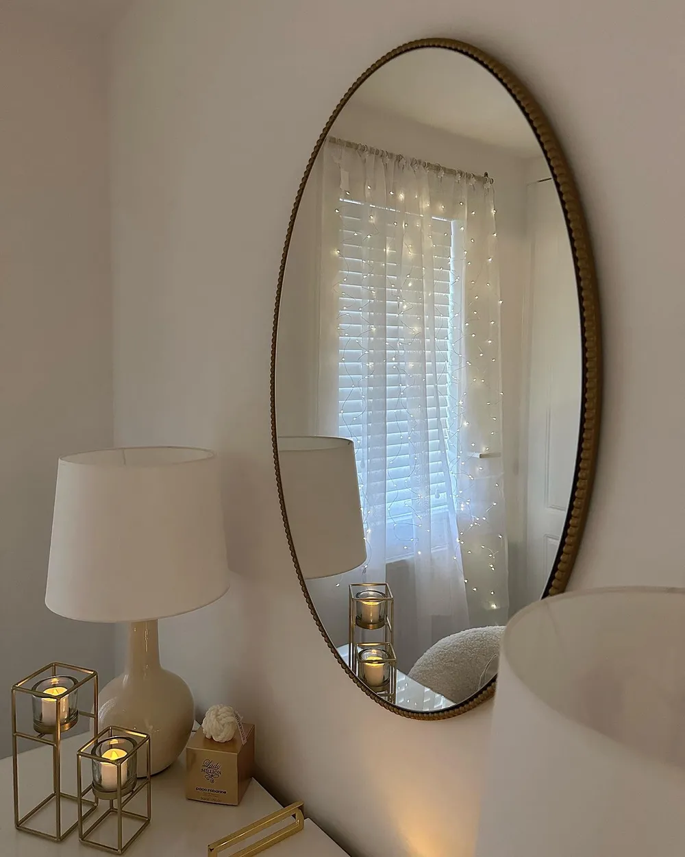 Wall Mirror OUVEA 57 cm 79 cm Metal Gold_866869