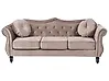 Sofa 3 Seater SKIEN Velvet Taupe