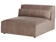 Modular Sofa 2 Seater HELLNAR Fabric Light Brown_912436