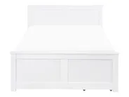 Bed with 2 Drawers SABRAN Pine Wood White 120 x 200 cm (EU Small Double)_1060882