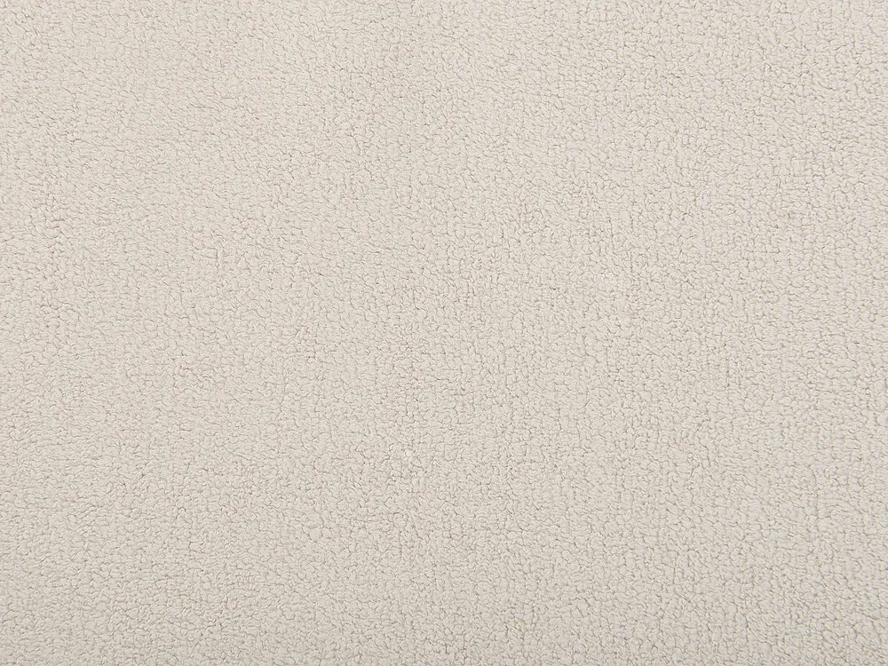 Ottoman Bed BAJONNA Fabric Light Beige 160 x 200 cm (EU King Size)_912483