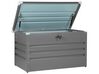 Storage Box CEBROSA 132 cm 62 cm Metal Grey