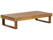Garden Coffee Table MARETTIMO 60 cm 110 cm Certified Acacia Wood Brown_953772