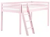 Låg våningssäng Furu ASCOUX 90 x 200 cm Rosa