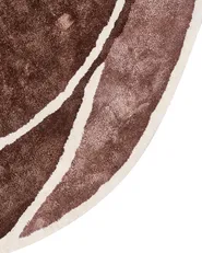 Rug KANRACH Brown 200 x 200 cm Viscose_1004935