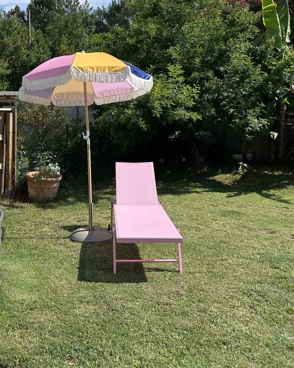 Solstol PORTOFINO Metall Rosa_1005756