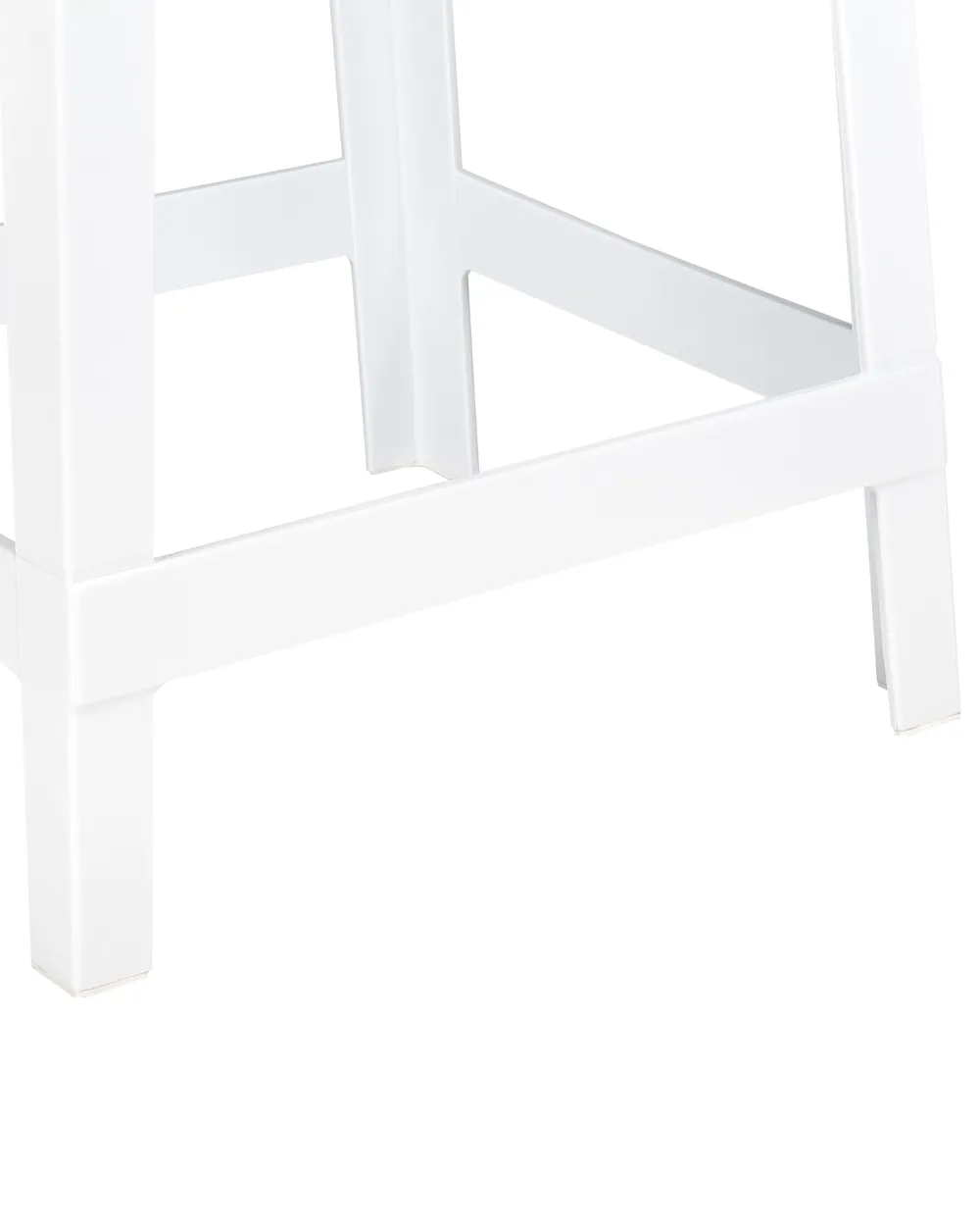 Set of 2 Bar Chairs WELLINGTON White_884238