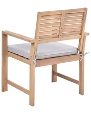 Garden Lounge Set with Table 4 Seater FIAMES Certified Acacia Wood Grey_1049538