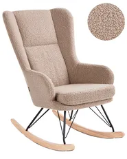 Rocking Chair LUOMA Boucle Beige_974609