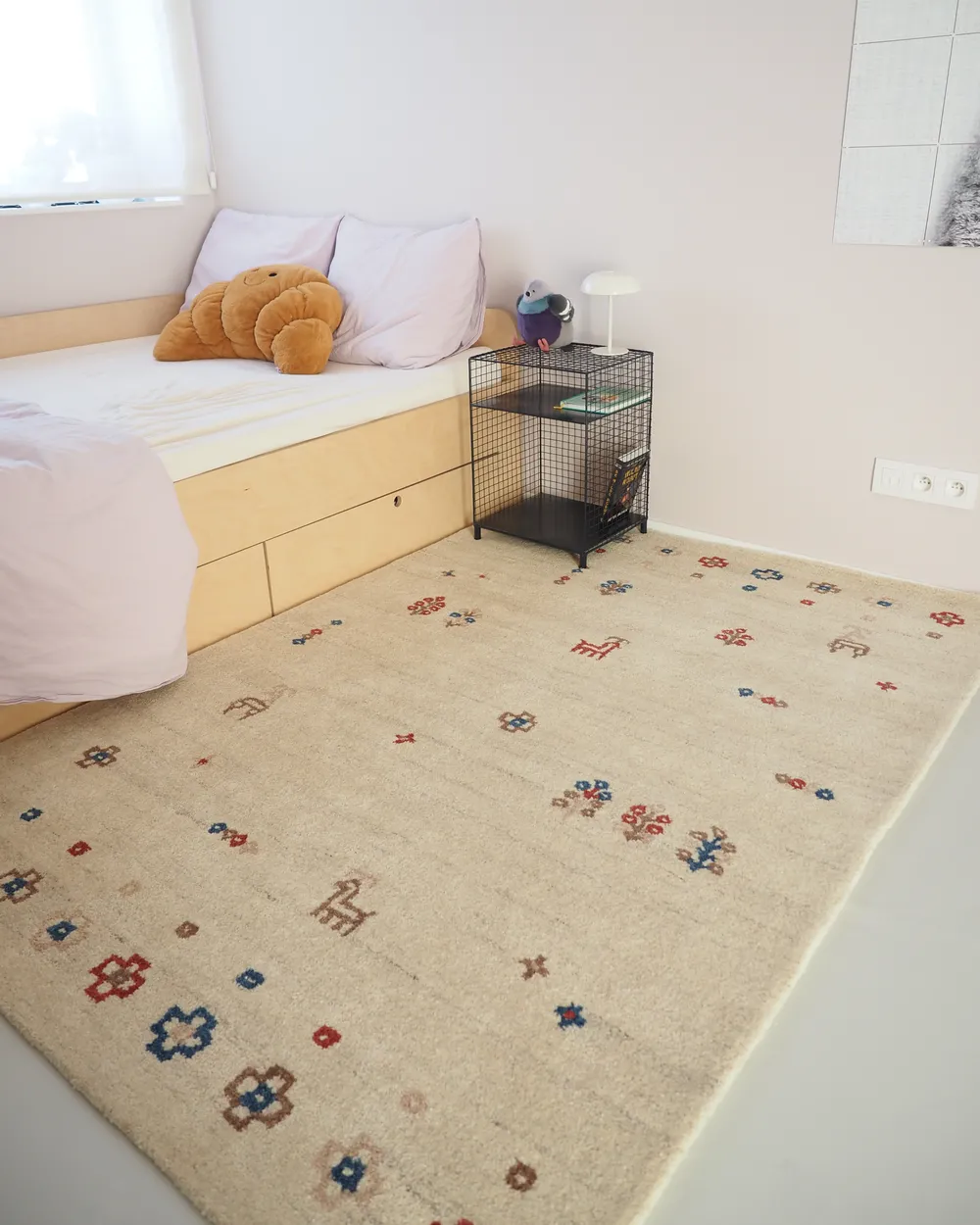 Matta SULUCA Beige 140 x 200 cm Gabbeh Ull_1048156