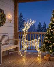 Ulkokoriste LED-valo HELLA 150 cm Poro Hopea_1118409