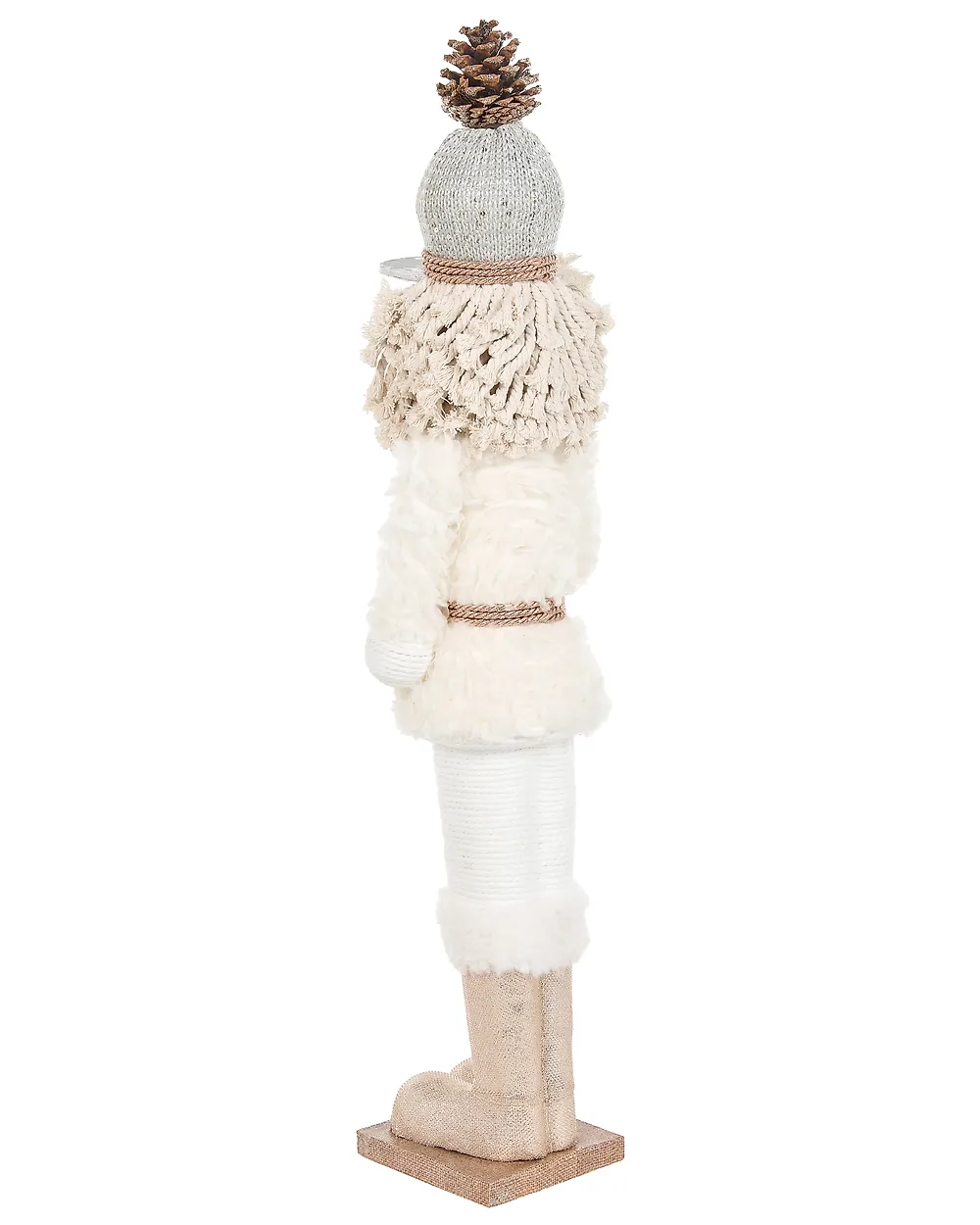 Koristesetti 2 kpl ALANIEMI 52/79 cm Pähkinänsärkijä Beige_1156620
