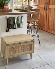 Shoe Bench FORSTER Light Brown_1177624