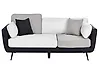 Sofa 3 Seater BOLGA Fabric Black