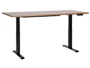 Electric Adjustable Standing Desk DESTINES 160 cm 72 cm Brown/ Black_899490