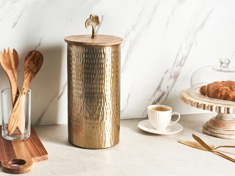 Storage Container ASWAN Metal Gold