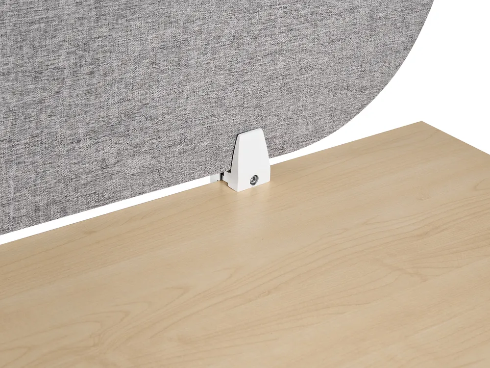 Skiljevägg för skrivbord SPARKY 160 x 40 cm Ljusgrå_1015293