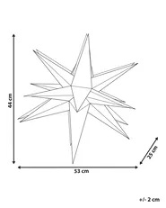 Hängande dekoration LED BHAGIRATHI 44 cm Stjärna Off-White_947619