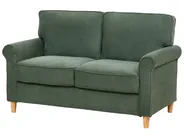 Living Room Set 5 Seater RONNEBY Corduroy Dark Green_901433