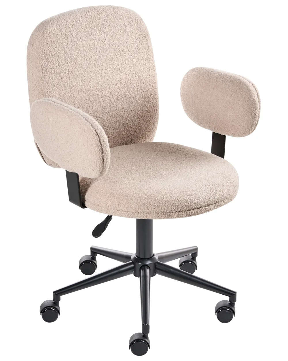 Skrivbordsstol MORAGA Bouclé Beige_1024877
