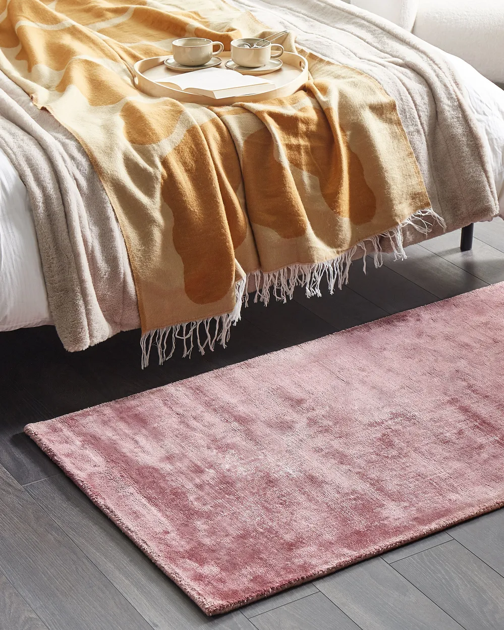 Matta GESI II Rosa 80 x 150 cm Viskos