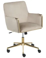 Skrivbordsstol ALTONA Sammet Beige_1131966