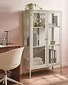 Vitriini NASH 90 cm Metalli Vaaleanbeige