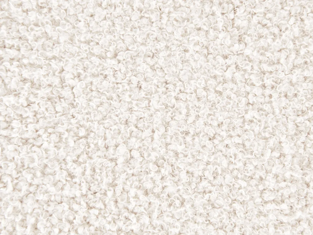 Säng med lamellram Bouclé ALBI 120 x 200 cm Off-White_1060927