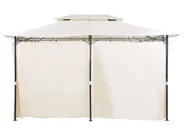 Gazebo COLOS 400 cm 300 cm Metal Beige_778624
