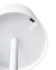Wireless LED Table Lamp VALIRA with Dimmer Metal White_940498