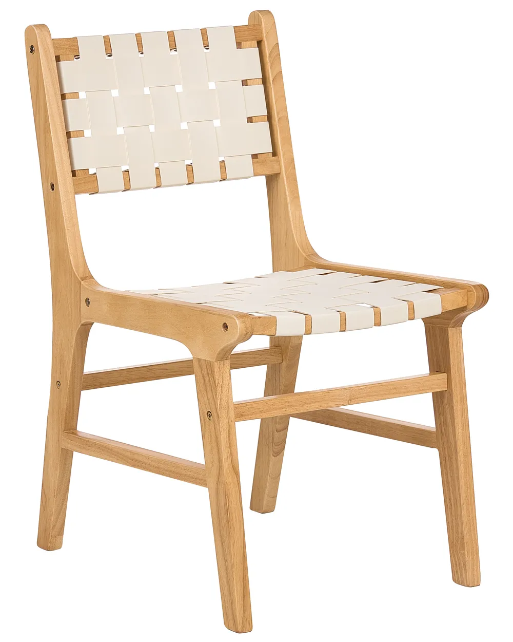 Set of 2 Dining Chairs HUMBLE Wood Light Brown_985643