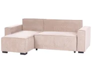 Hörnbäddsoffa 3-sits EDANE med förvaring Beige Högervänd_1057073