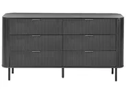6 Drawer Chest BRADLEY Black_1002335