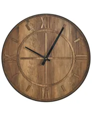 Väggklocka SAULGES 60 cm Brun_1146647