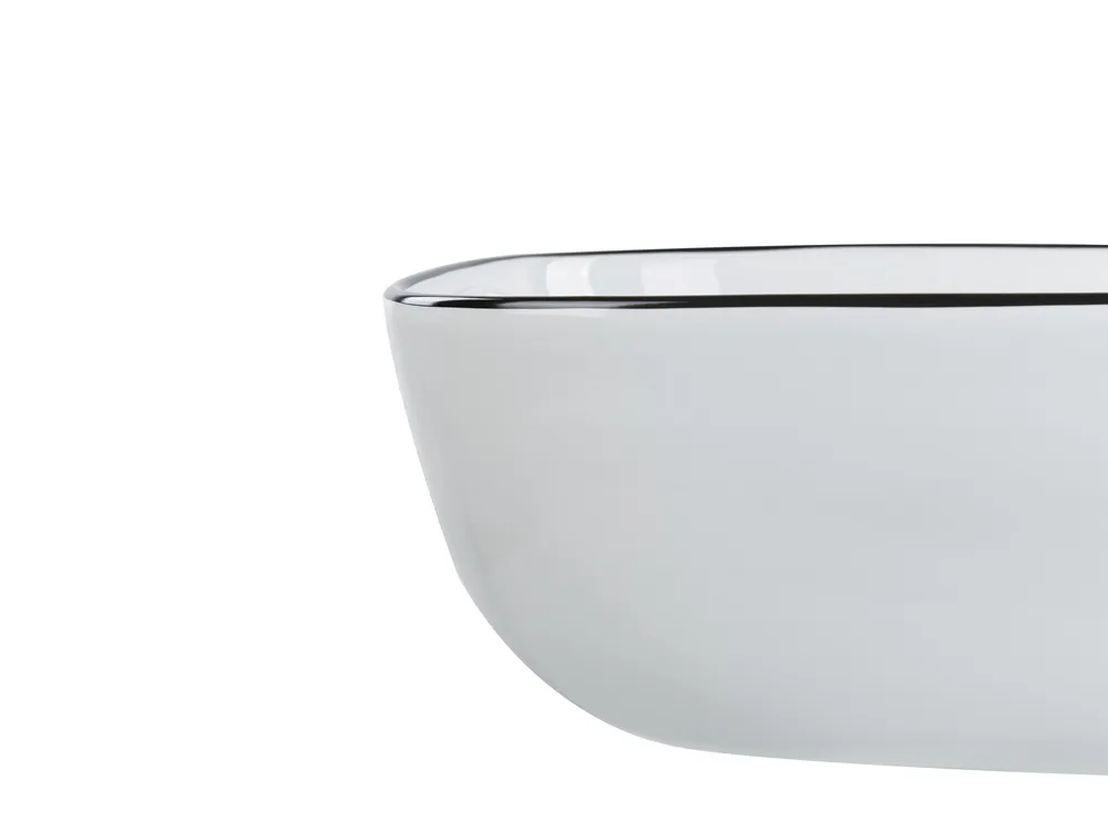Tvättställ för bänkskiva XERT 46 x 33 cm Keramik Vit_922778